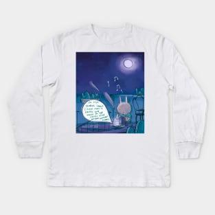 City Pop Night Kids Long Sleeve T-Shirt